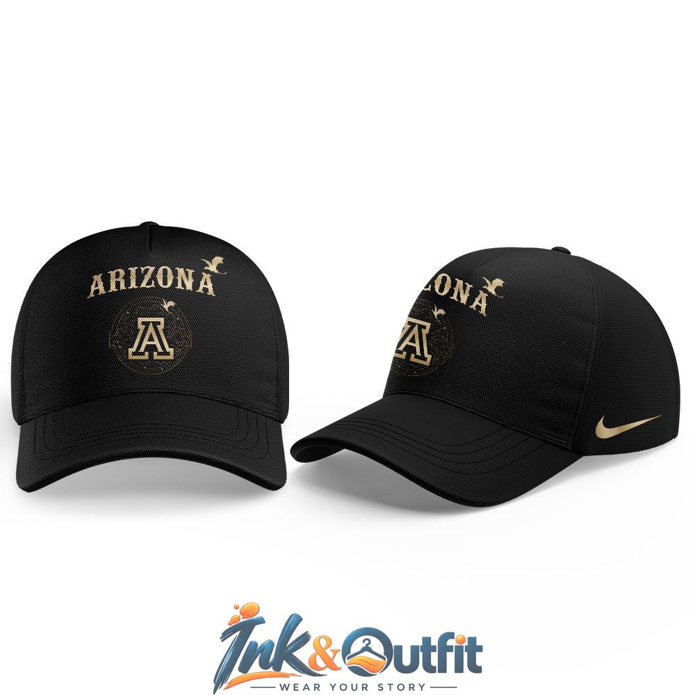Arizona Wildcats Black Gold Logo Cap
