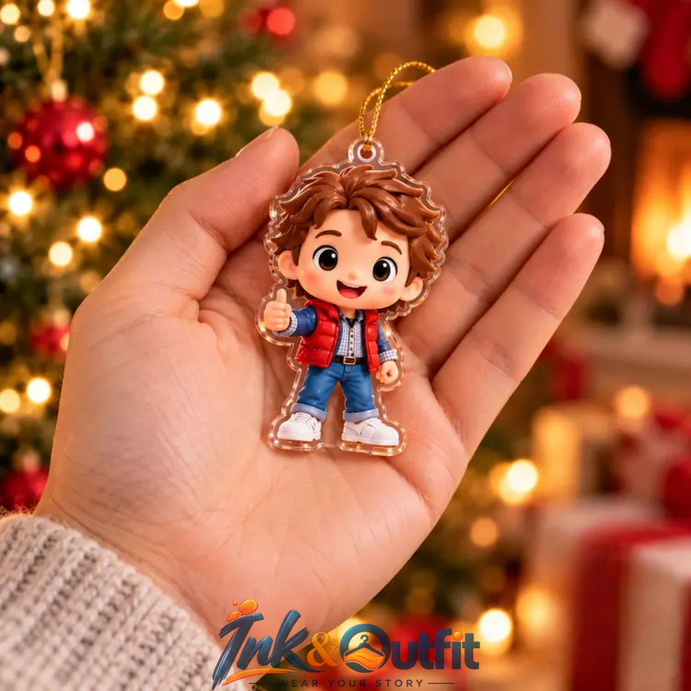 Back to the Future Advent Calendar 2026 24 Days Collectible Acrylic Christmas Ornaments Movie Inspired Countdown Gift Box