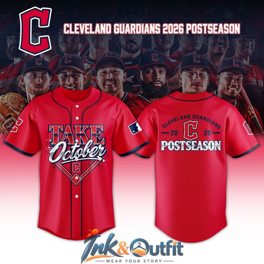 Cleveland Guardians 2026 Take October Limited Edition Baseball Jersey