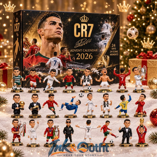 Cristiano Ronaldo CR7 Advent Calendar 2026 24 Days Football Legends Collectible Figurines Christmas Gift