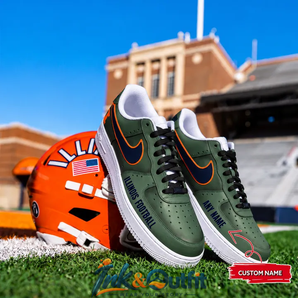 Illinois Fighting Illini Football x Military Appreciation Shoes