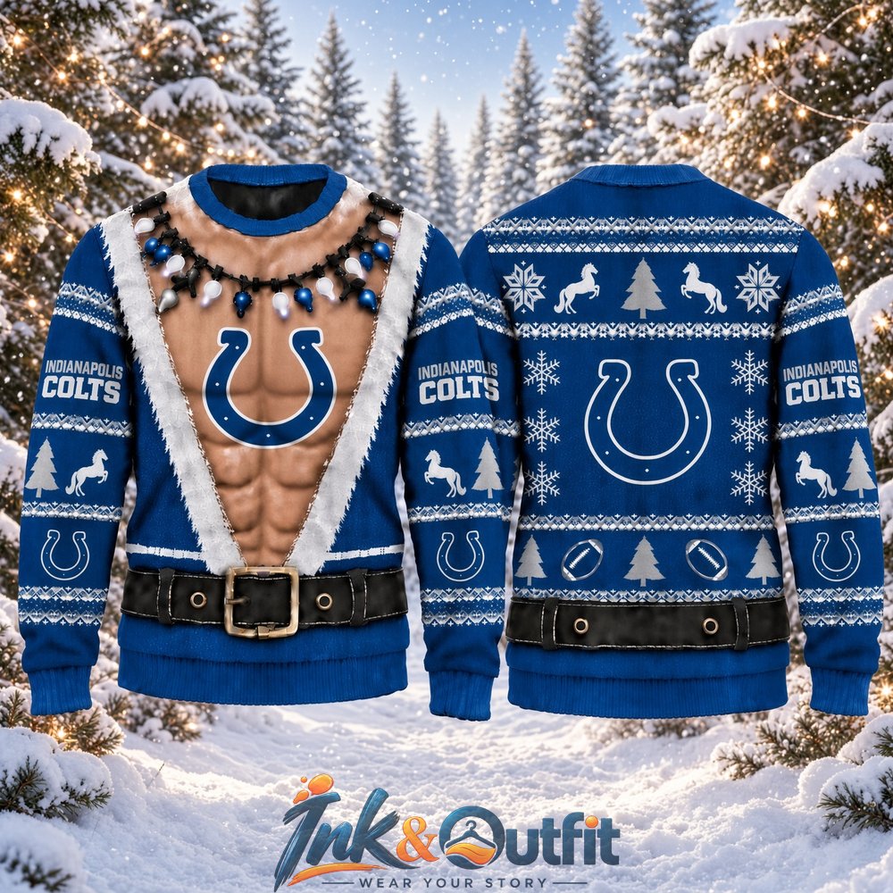 Indianapolis Colts Funny Body Ugly Christmas Sweater