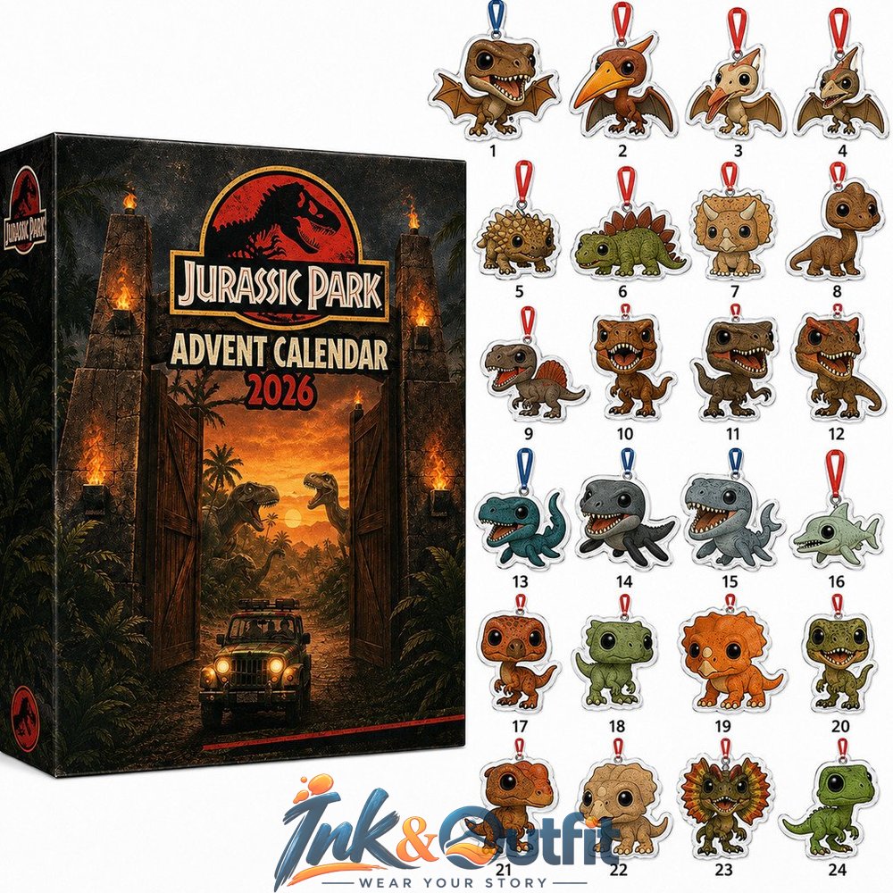 Jurassic Park 2026 Dinosaur Movie Advent Calendar