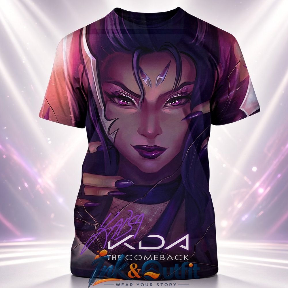 Kaisa KDA The Comeback League of Legends All Over Print Graphic T Shirt
