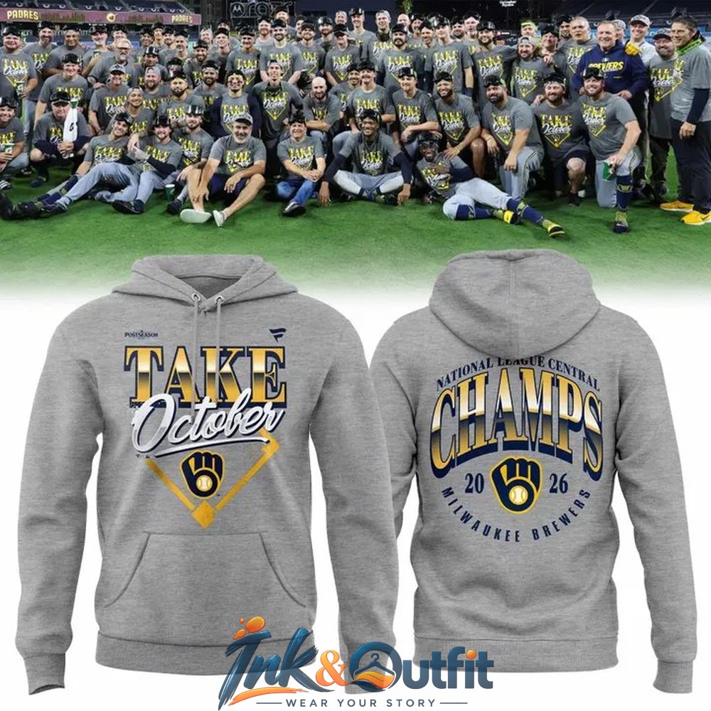 Milwaukee Brewers 2026 NL Central Champions Hoodie