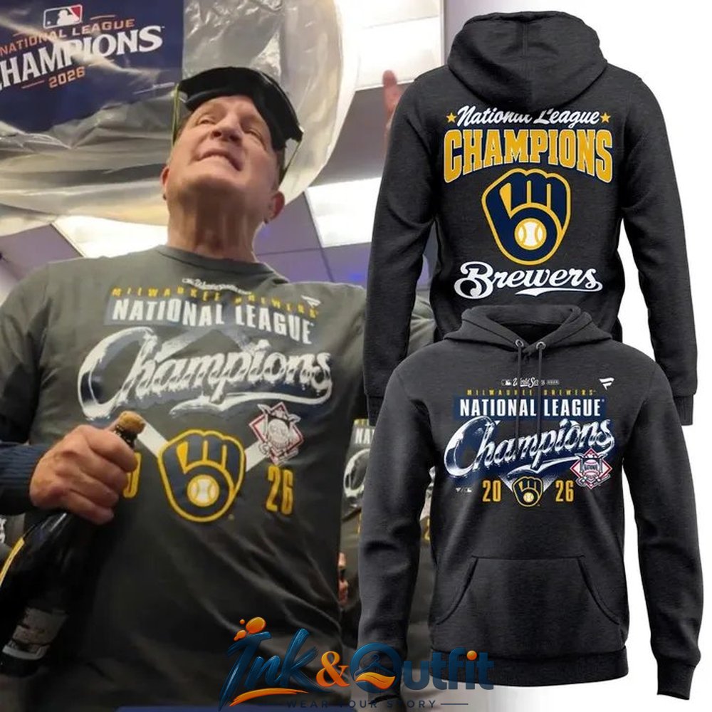 Milwaukee Brewers 2026 National League Champions Hoodie
