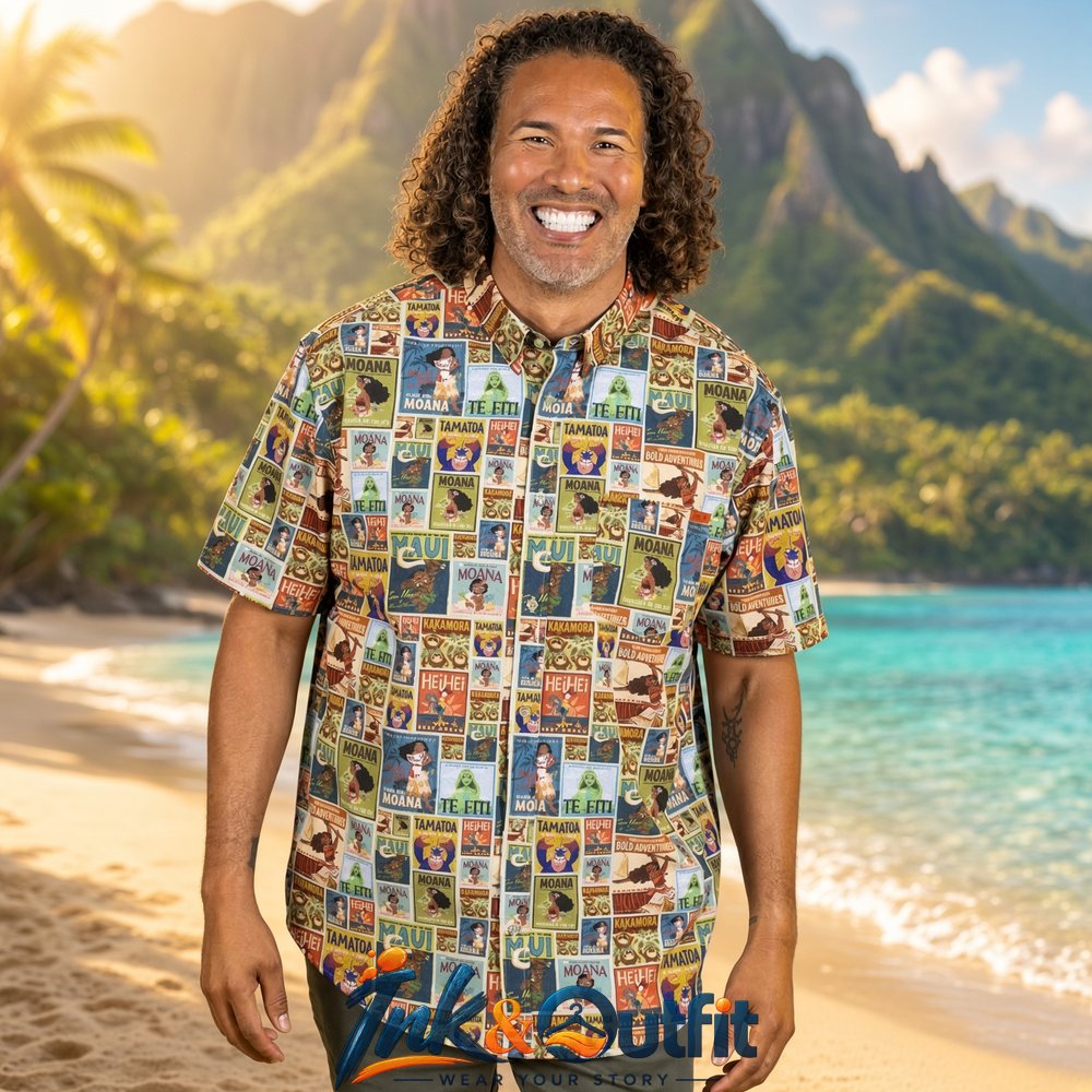 Moana The Ocean Is Calling Hawaiian Shirt