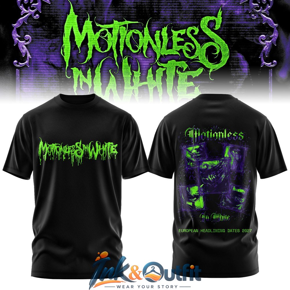 Motionless In White European Tour 2027 T-Shirt