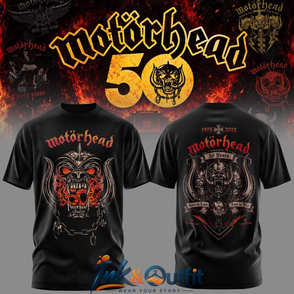 Motorhead 50th Anniversary T Shirt
