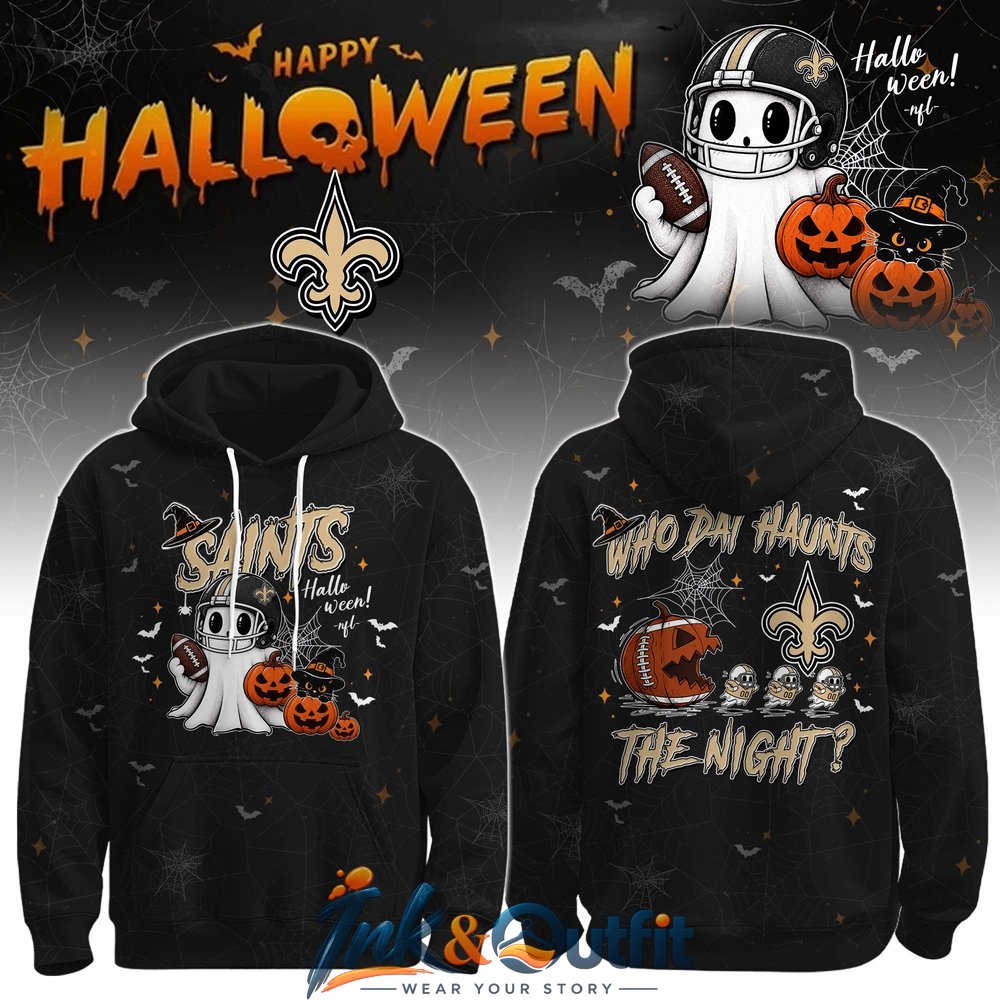 New Orleans Saints Happy Halloween 2026 Hoodie