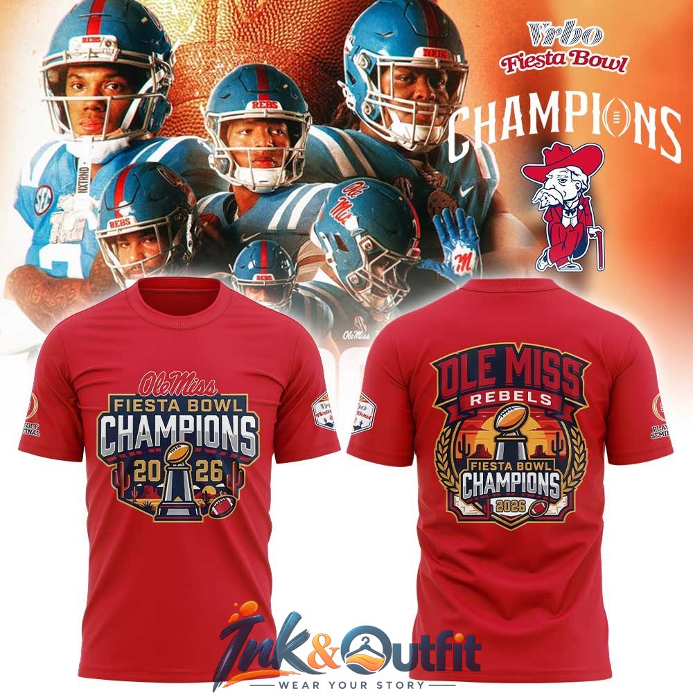 Ole Miss Rebels 2026 Fiesta Bowl Champions Shirt