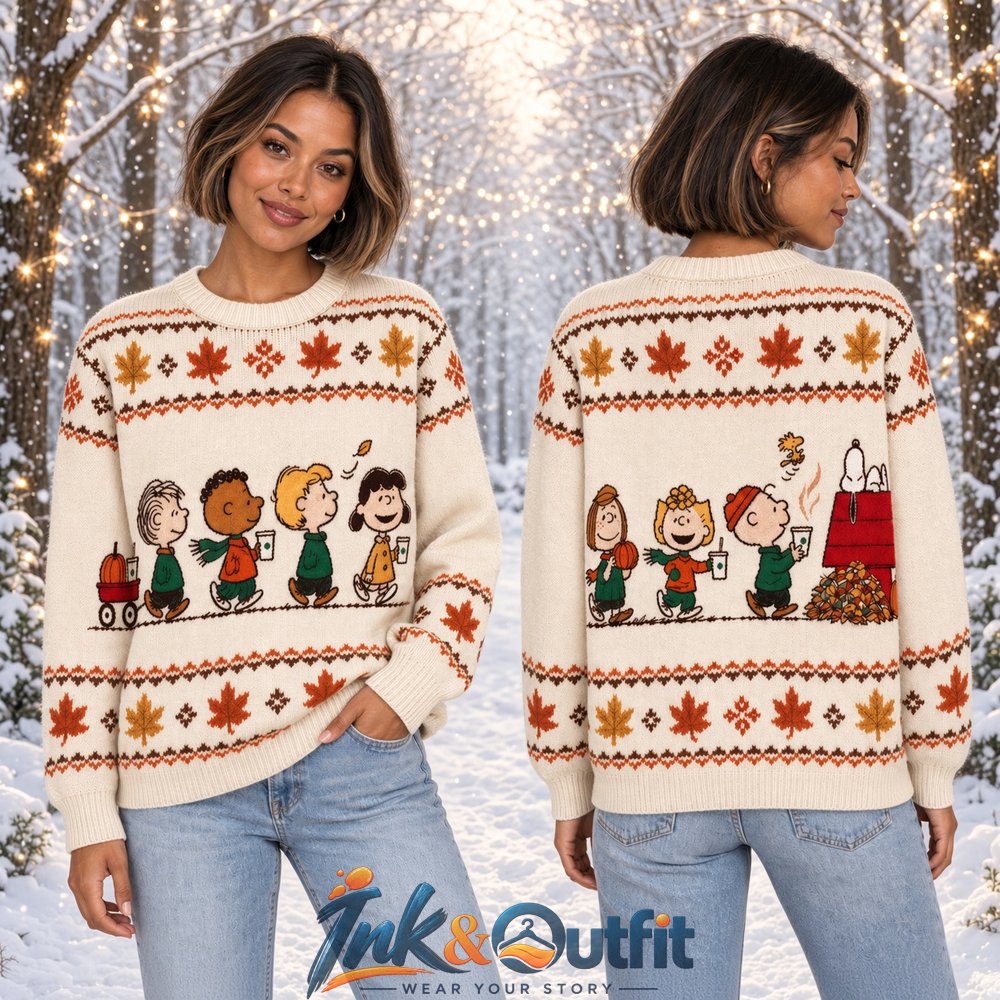 Peanuts Snoopy Autumn Ugly Christmas Sweater