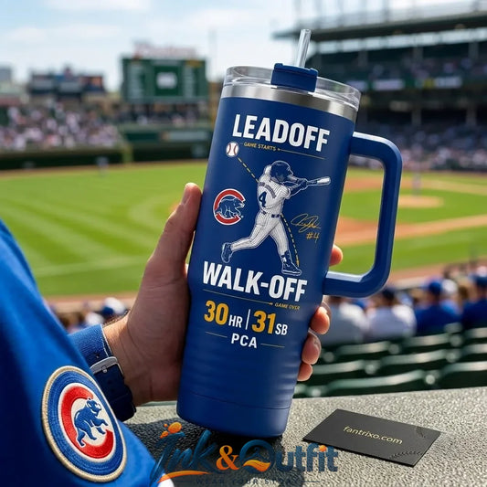 Pete Crow Armstrong Chicago Cubs Baseball Tumbler