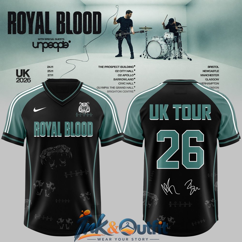 Royal Blood - UK 2026 Hoodie Football Jersey