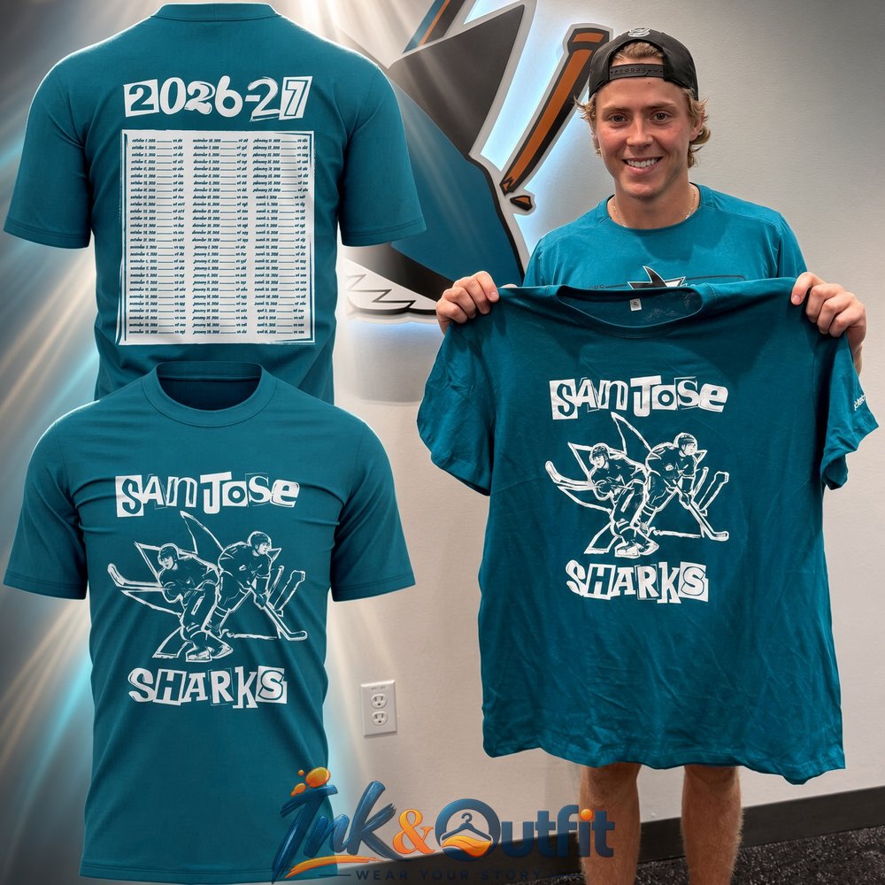 San Jose Sharks WillMack Limited Edition 2026 Concert T Shirt Teal Graphic Tee