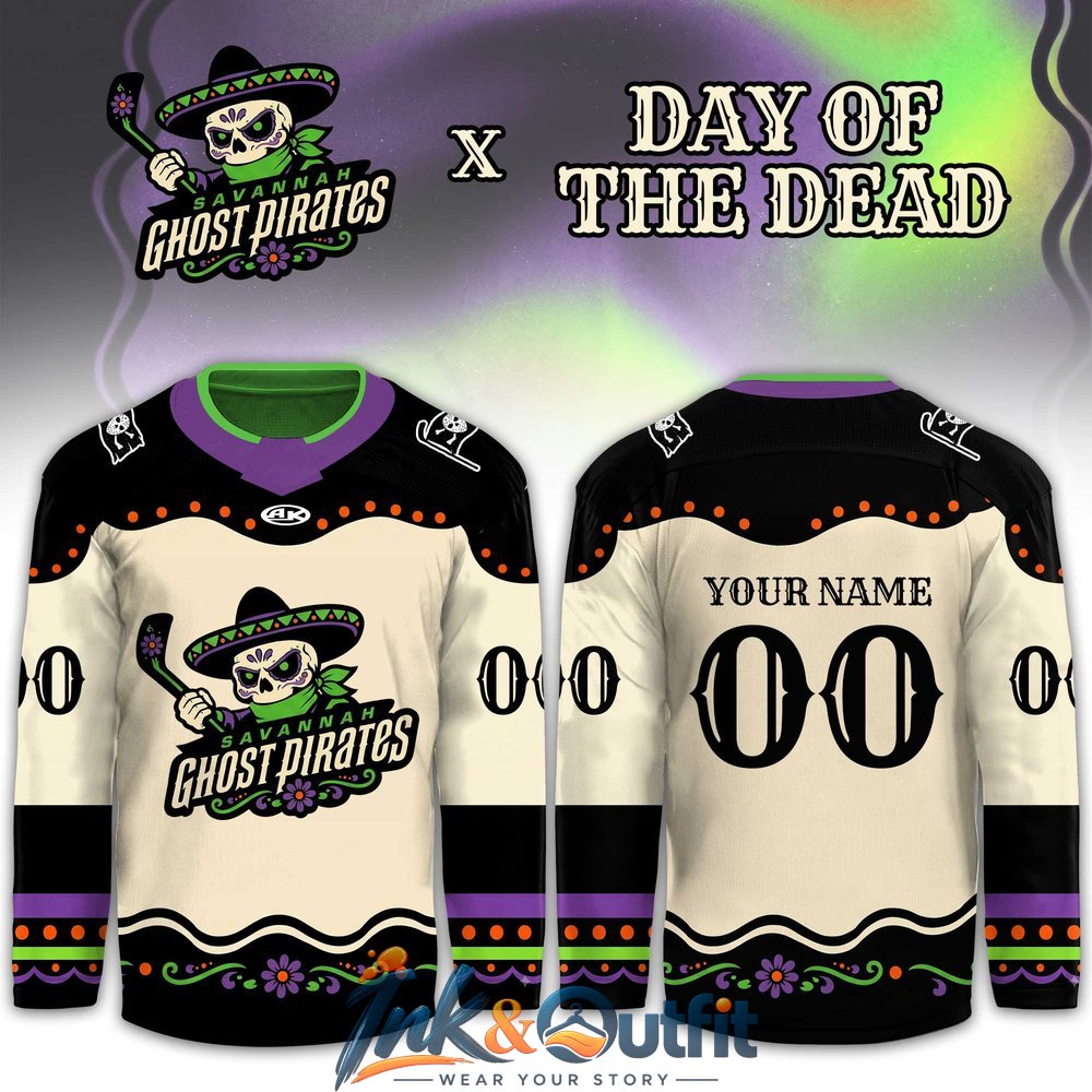 Savannah Ghost Pirates 2026 Dia de los Muertos Limited Jersey