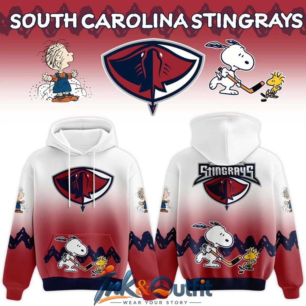 South Carolina Stingrays x Peanuts Snoopy 2026 Special Hoodie