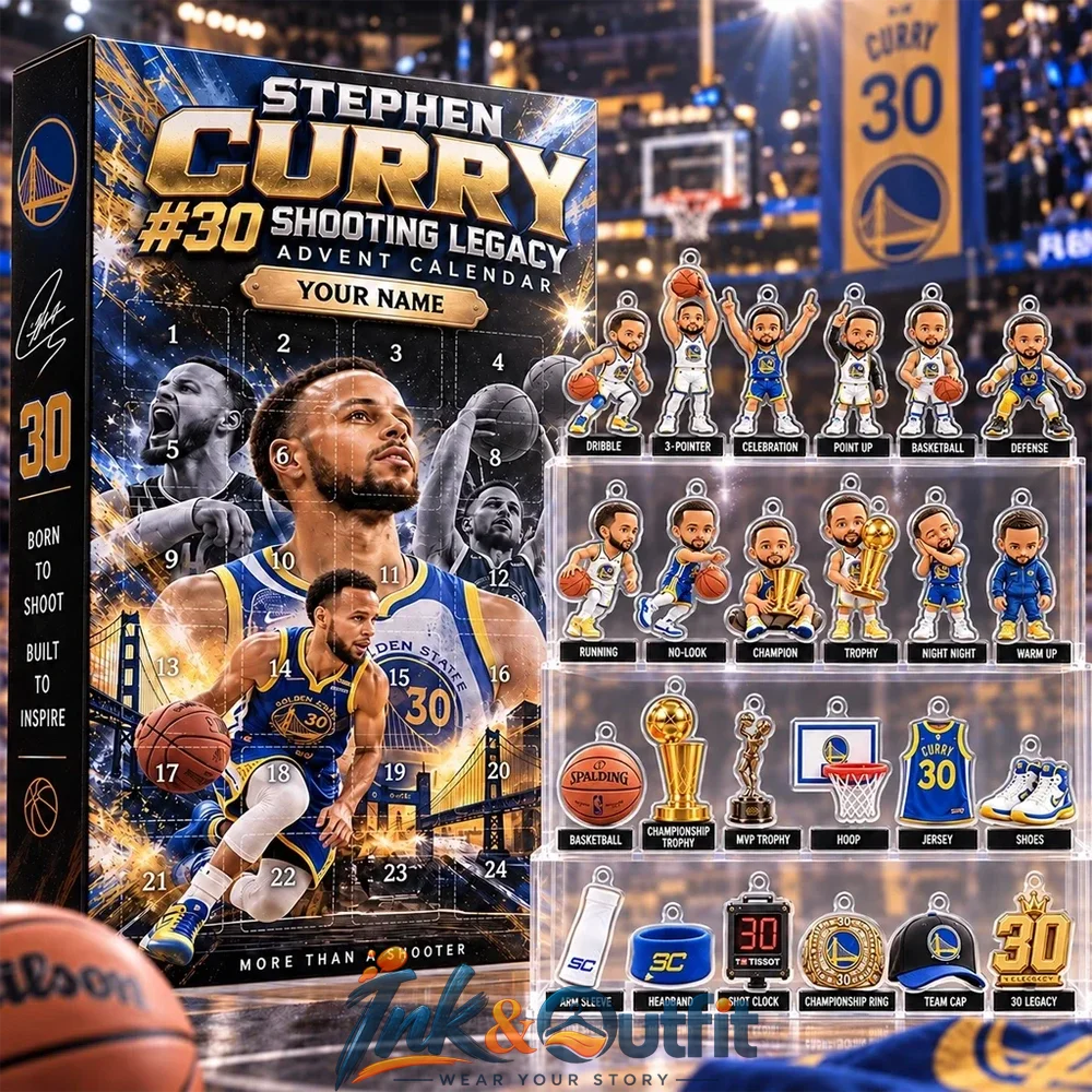 Stephen Curry Warriors Basketball Advent Calendar