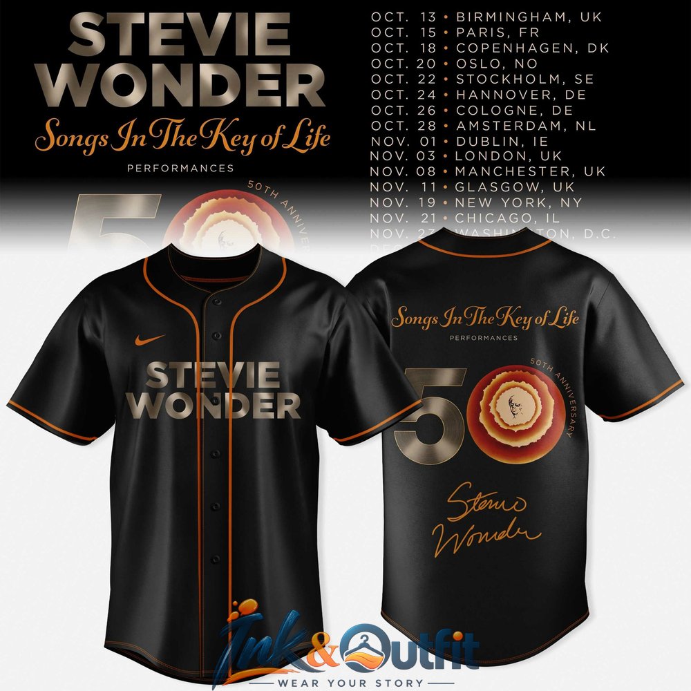 Stevie Wonder Songs in the Key of Life Performances 50th Jersey