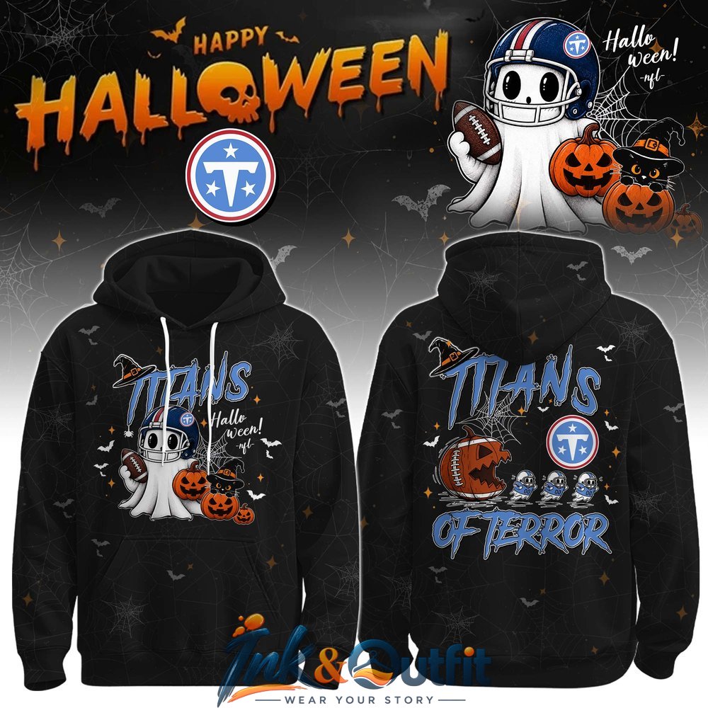 Tennessee Titans Halloween 2026 Black Hoodie