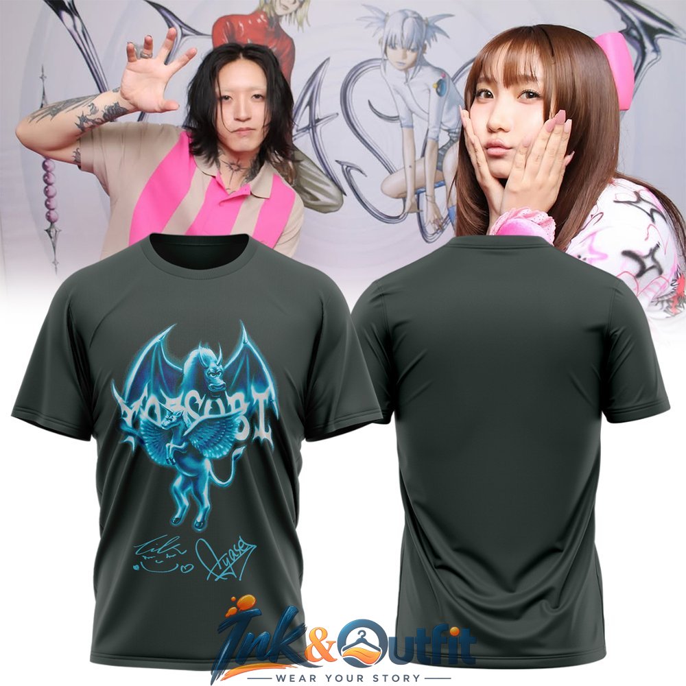 YOASOBI Super Planet Signature Print T Shirt