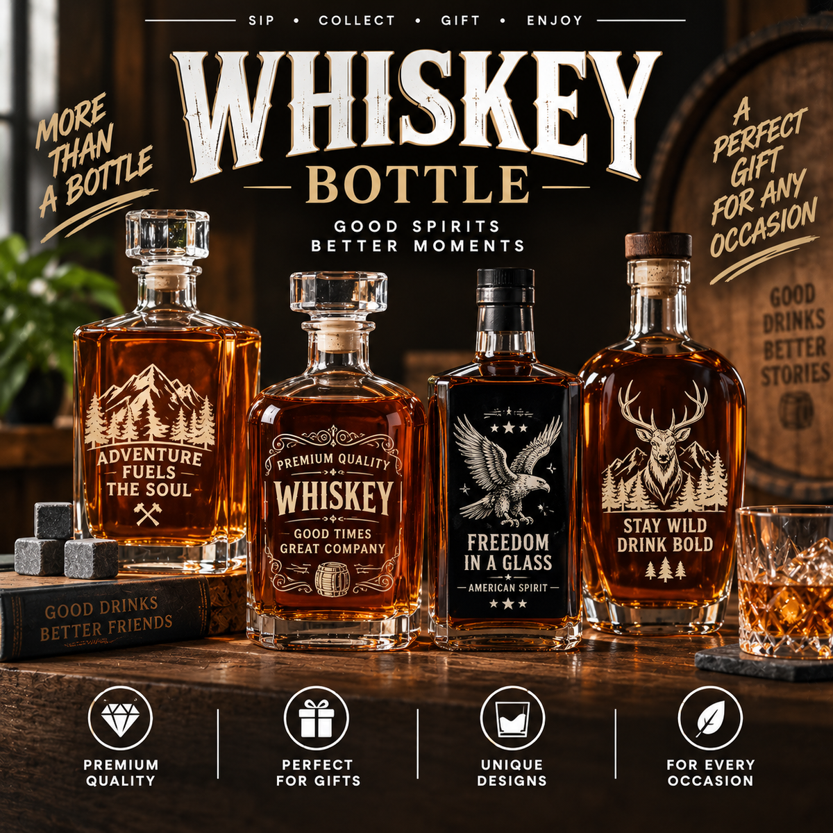 Whiskey Bottle