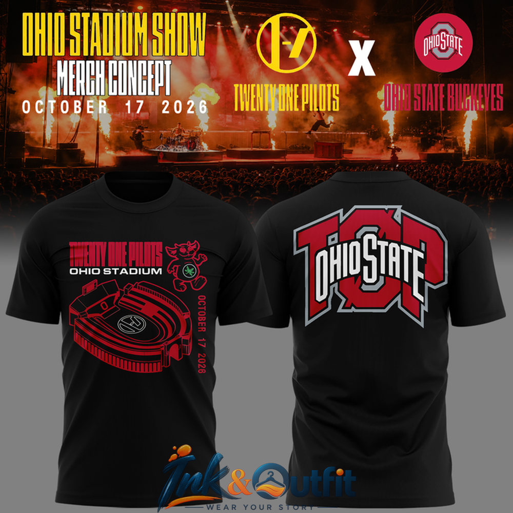 01 Twenty One Pilots X Ohio State Buckeyes Ohio Stadium T Shirt