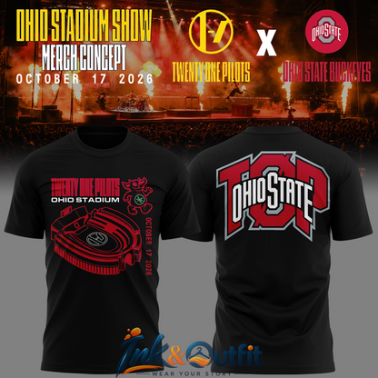 01 Twenty One Pilots X Ohio State Buckeyes Ohio Stadium T Shirt
