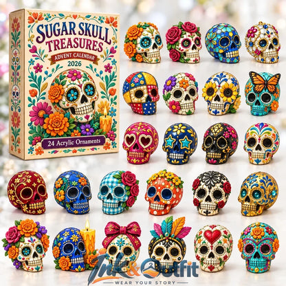 24 Days of Sugar Skull Treasures Advent Calendar Calendar