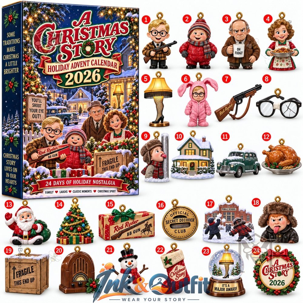A Christmas Story 2026 Holiday Advent Calendar Calendar