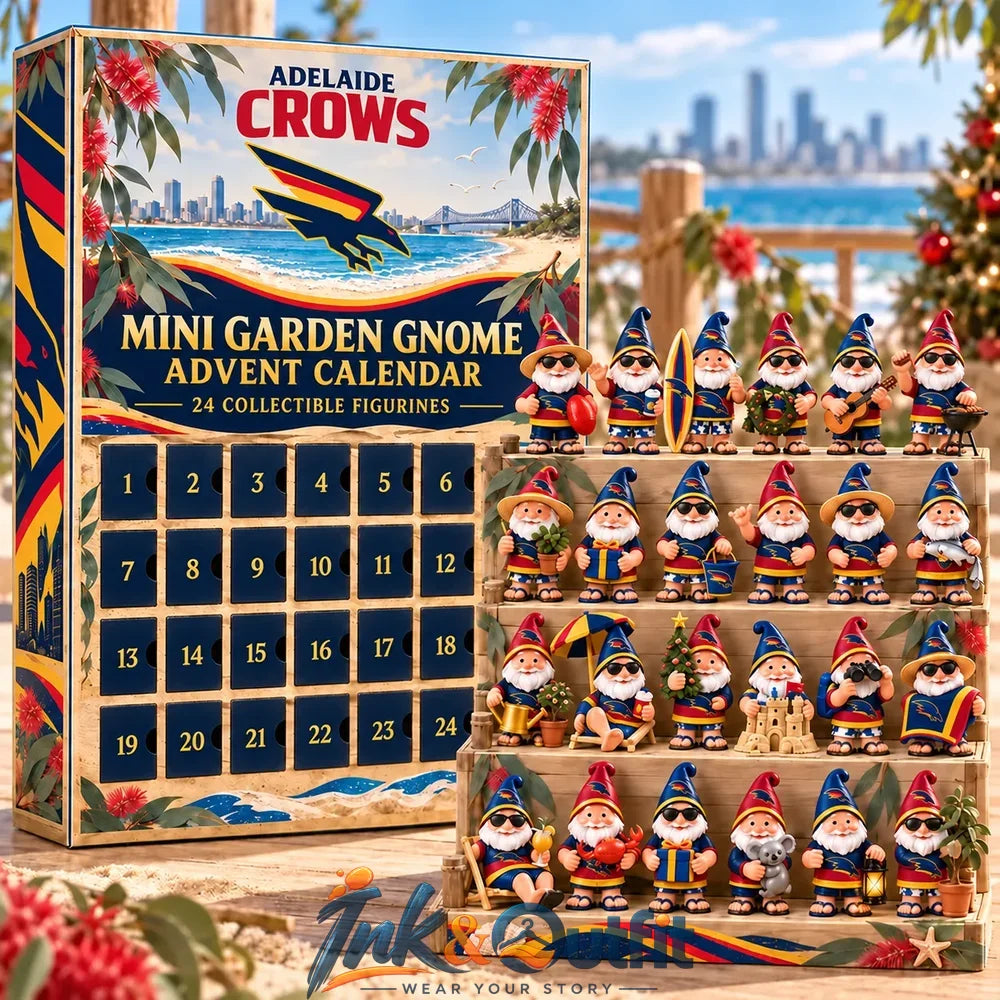 Adelaide Crows AFL Mini Garden Gnome Advent Calendar 2026