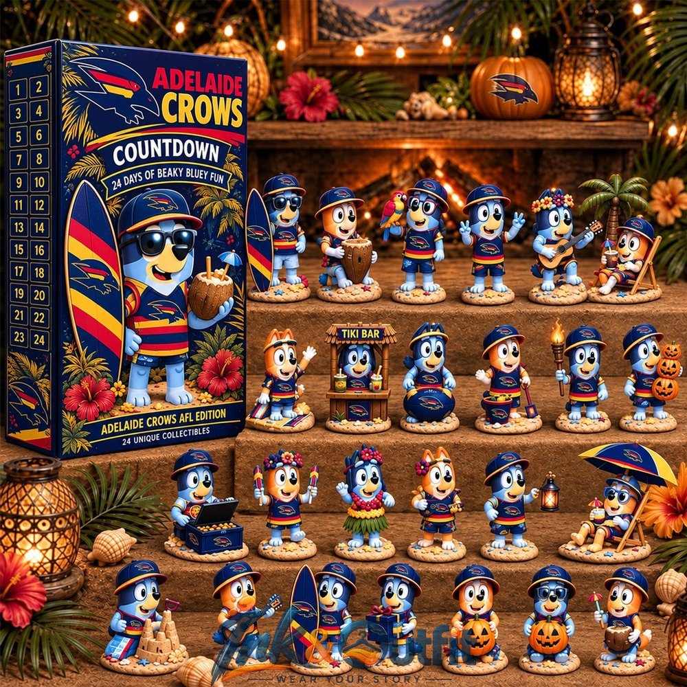 Adelaide Crows Bluey Bingo Advent Calendar