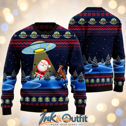 Alien Funny Christmas Ugly Sweater 2026