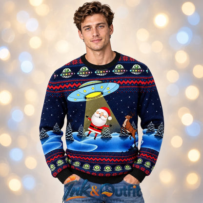 Alien Funny Christmas Ugly Sweater 2026
