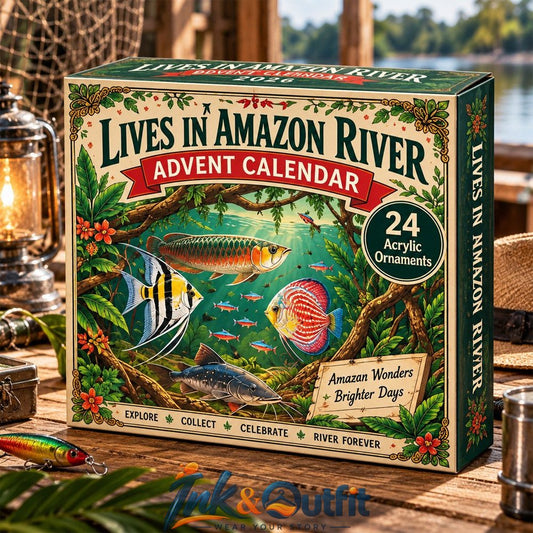 Amazon River Fish Advent Calendar 2026 24 Ornaments