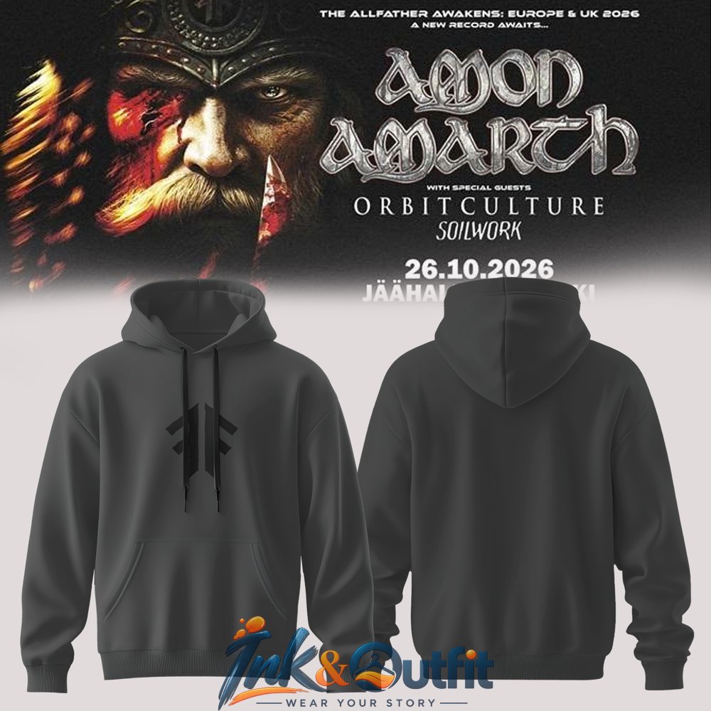 Amon Amarth The Allfather Awakens Tour 2026 Hoodie