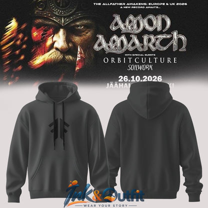 Amon Amarth The Allfather Awakens Tour 2026 Hoodie