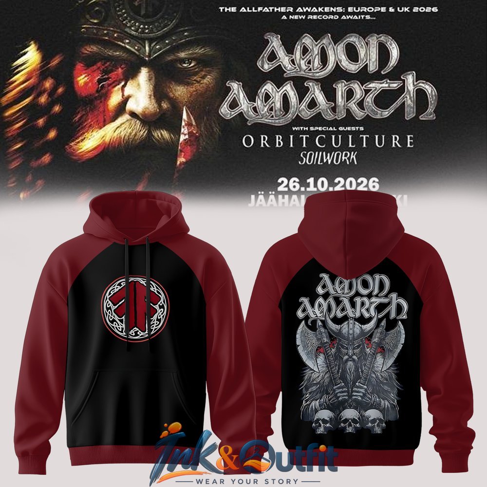 Amon Amarth The Allfather Awakens Tour 2026 Hoodie