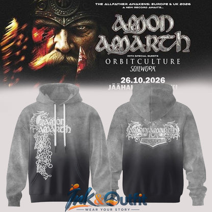 Amon Amarth The Allfather Awakens Tour 2026 Hoodie