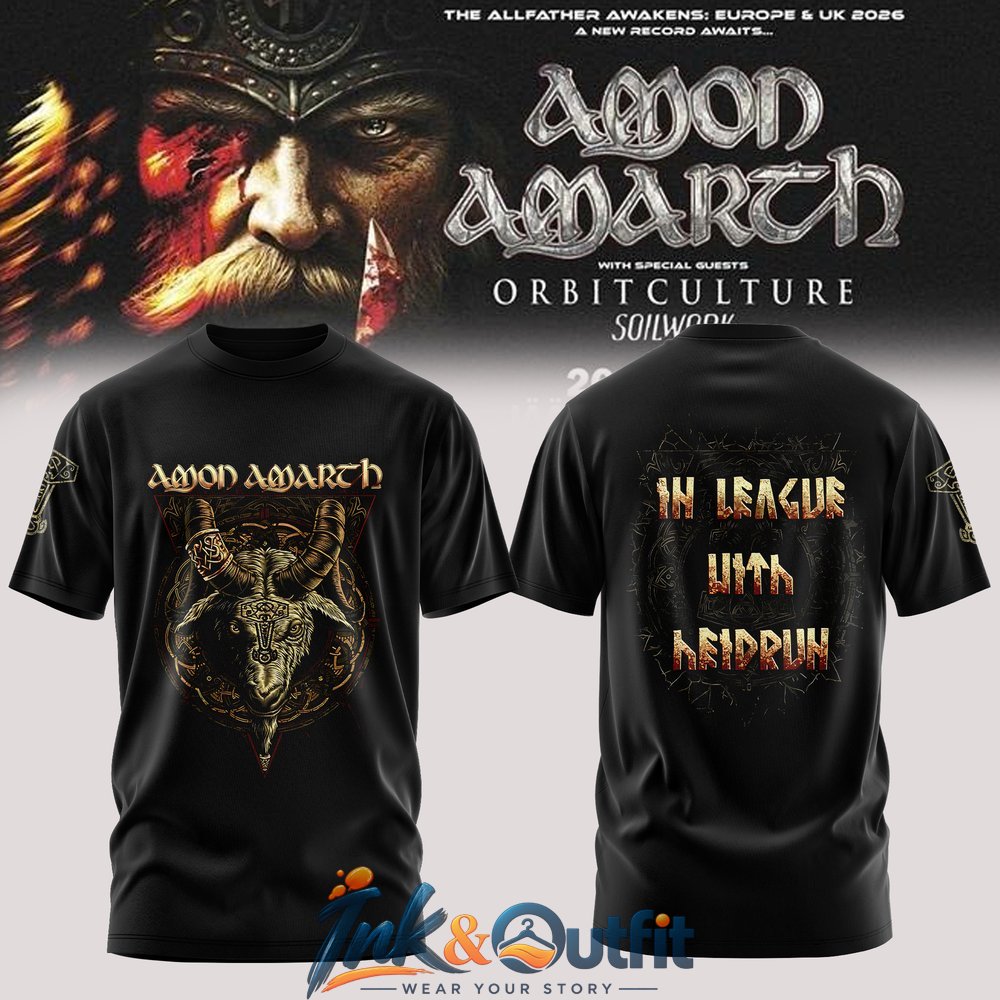Amon Amarth The Allfather Awakens Tour 2026 Shirt