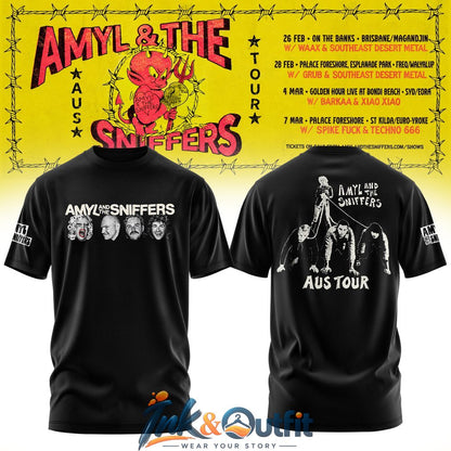 Amyl and The Sniffers AUS Tour 2027 Band Shirt