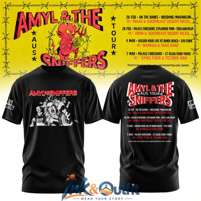 Amyl and The Sniffers AUS Tour 2027 Band Shirt