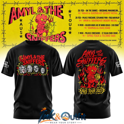 Amyl and The Sniffers AUS Tour 2027 Band Shirt