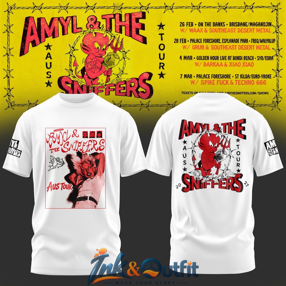 Amyl and The Sniffers AUS Tour 2027 Band Shirt