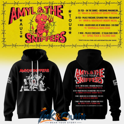 Amyl and the Sniffers Australia Tour 2027 Hoodie