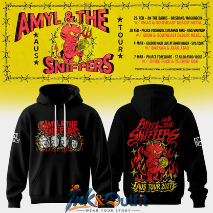 Amyl and the Sniffers Australia Tour 2027 Hoodie