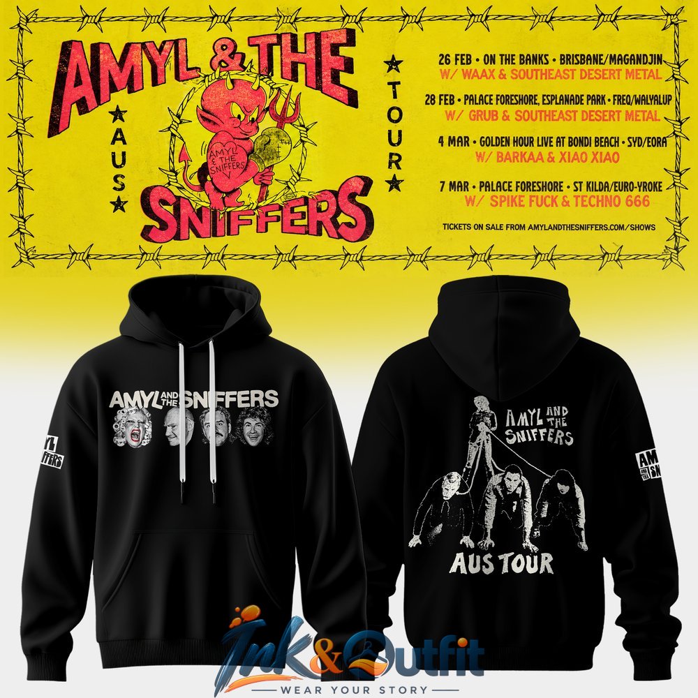 Amyl and the Sniffers Australia Tour 2027 Hoodie