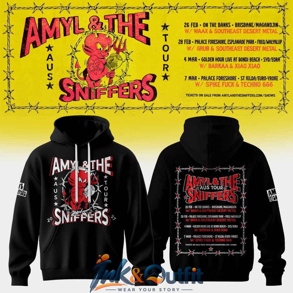 Amyl and the Sniffers Australia Tour 2027 Hoodie