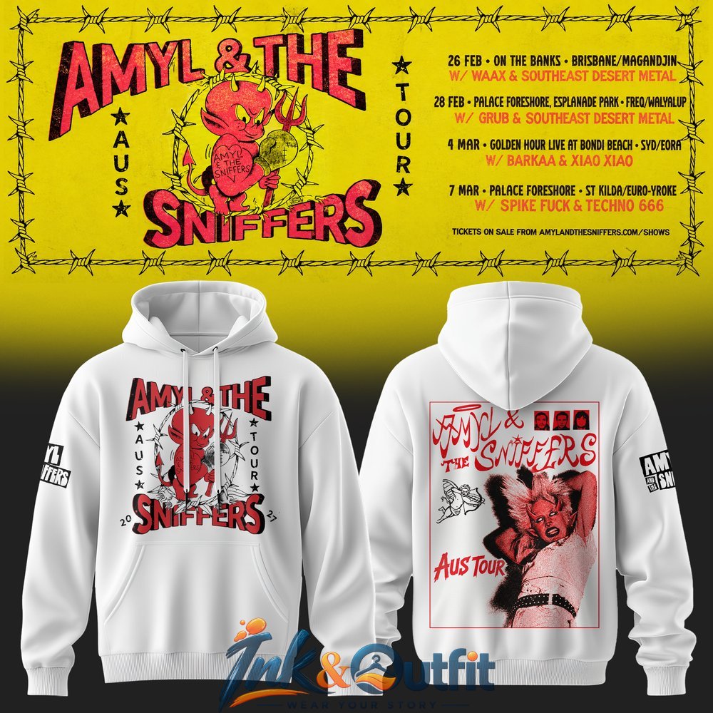 Amyl and the Sniffers Australia Tour 2027 Hoodie