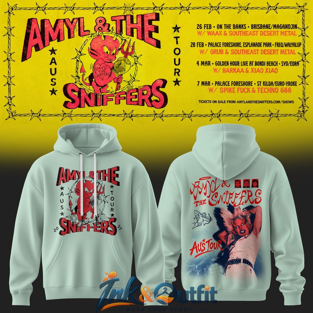 Amyl and the Sniffers Australia Tour 2027 Hoodie